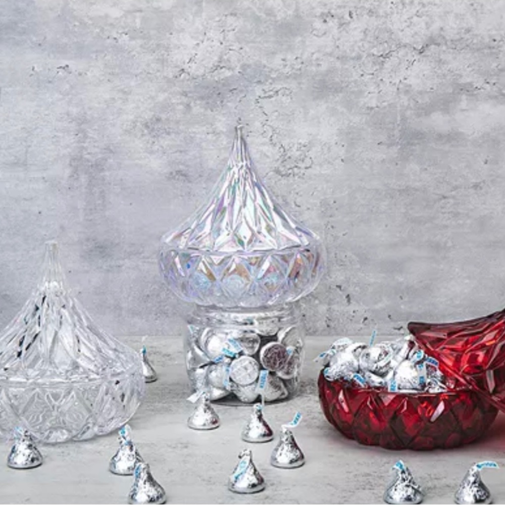🔥NWT🔥 MOTHERS🔥 DAY 🔥Hershey 🔥Kiss 🔥CRISTAL 🔥candy dish 🔥 - Picture 4 of 4